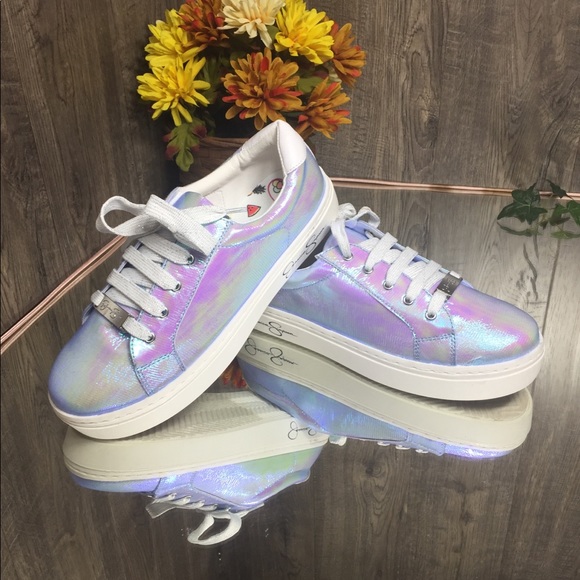 🛍 Jessica Simpson GYouth Wham Sneakers - Blue Inf - Picture 8 of 8